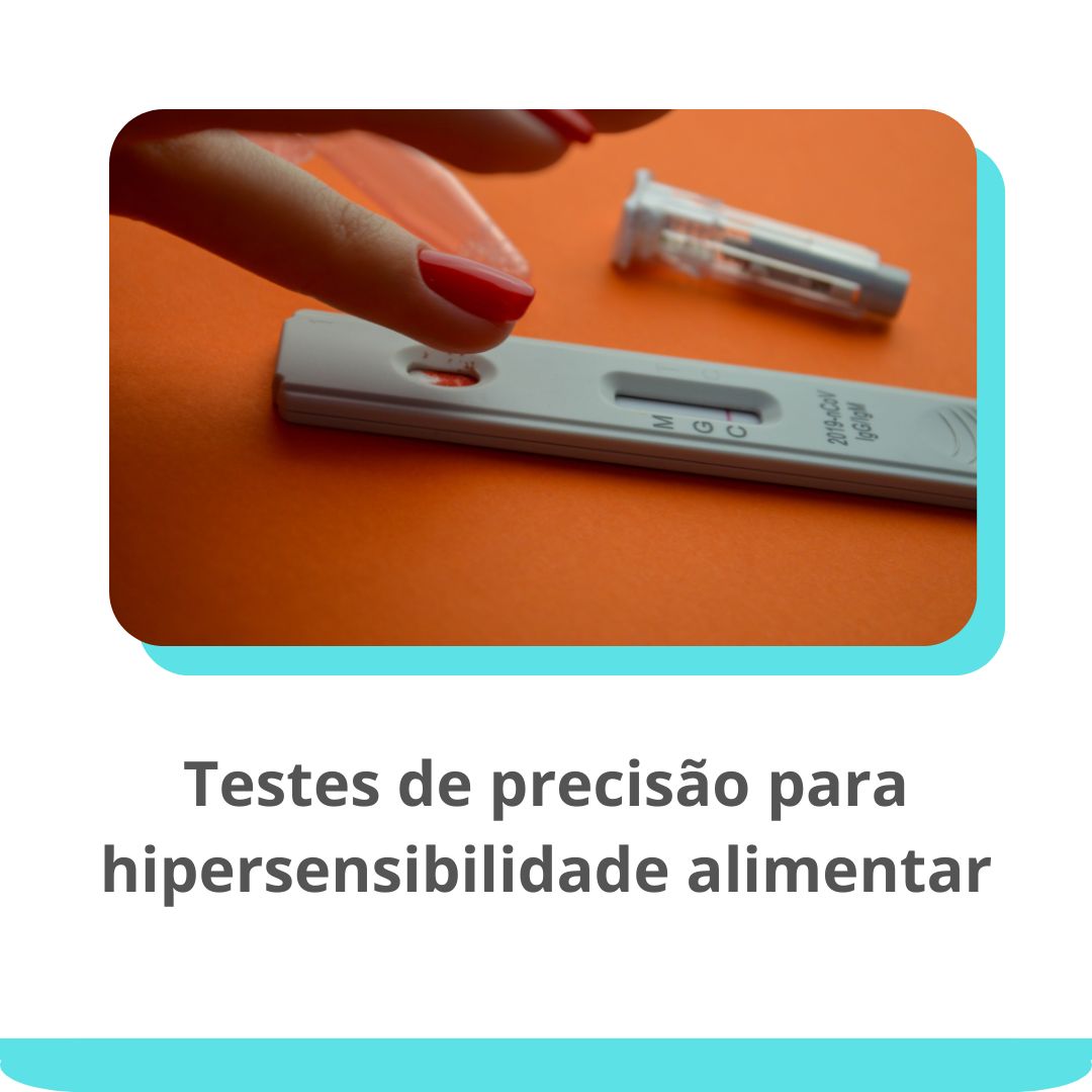 testes hipersensibilidade alimentar